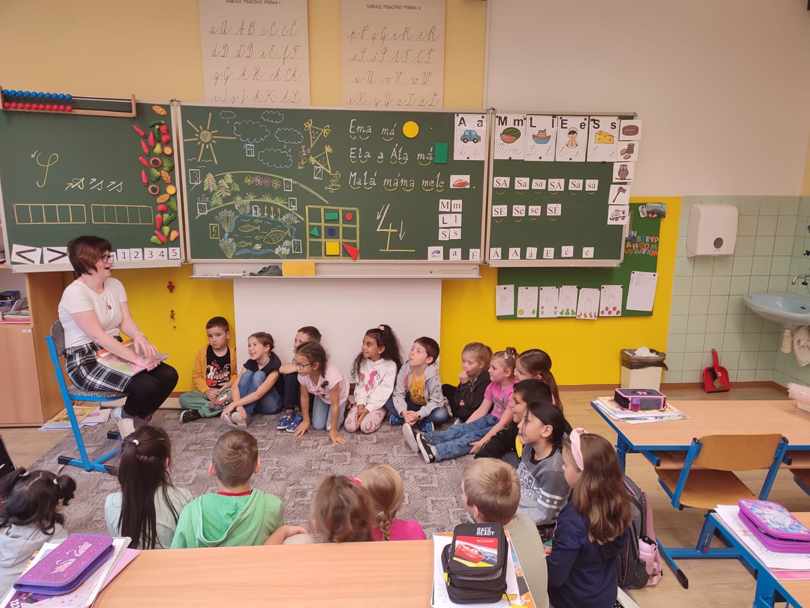 Autorské čtení prvňáčkům