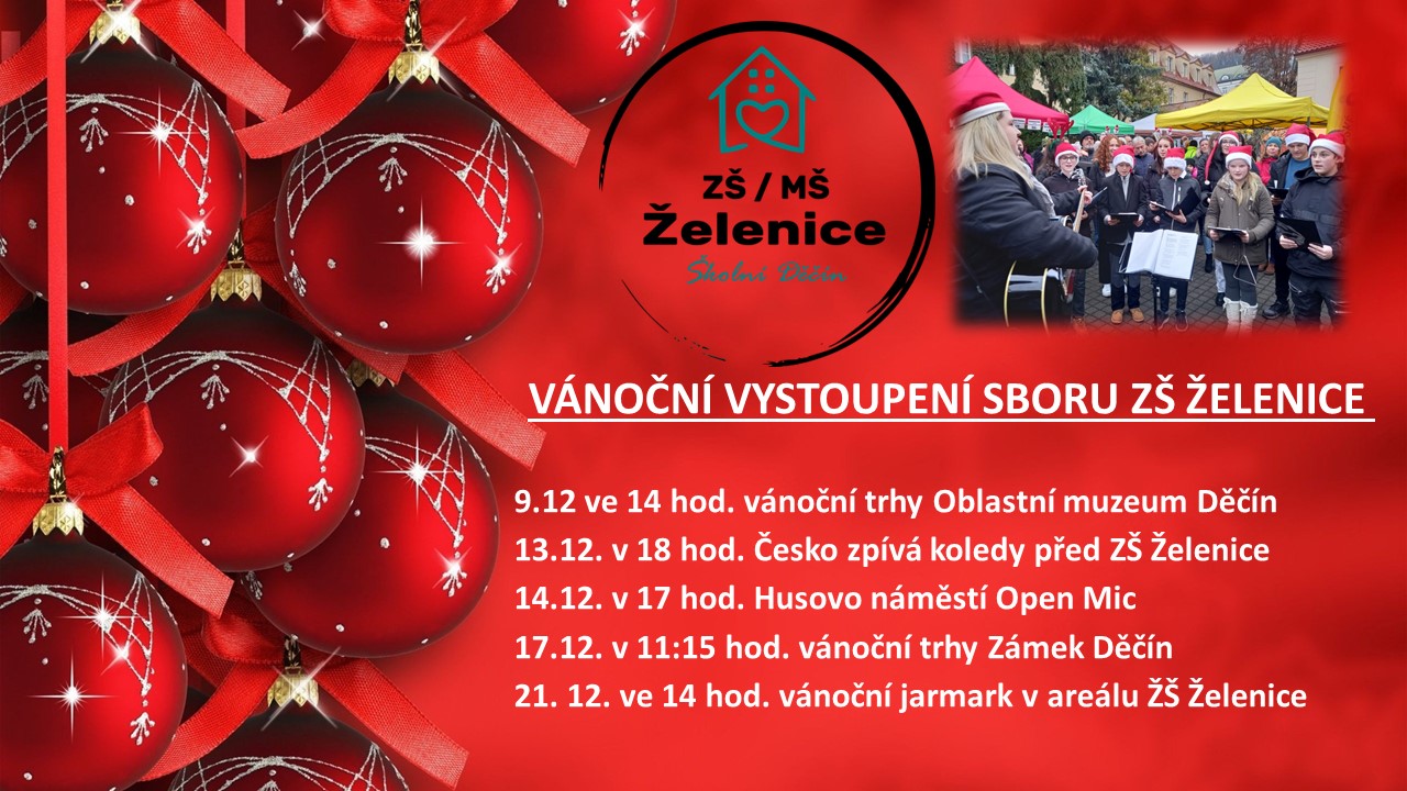 Vánoční vystoupení našeho sboru