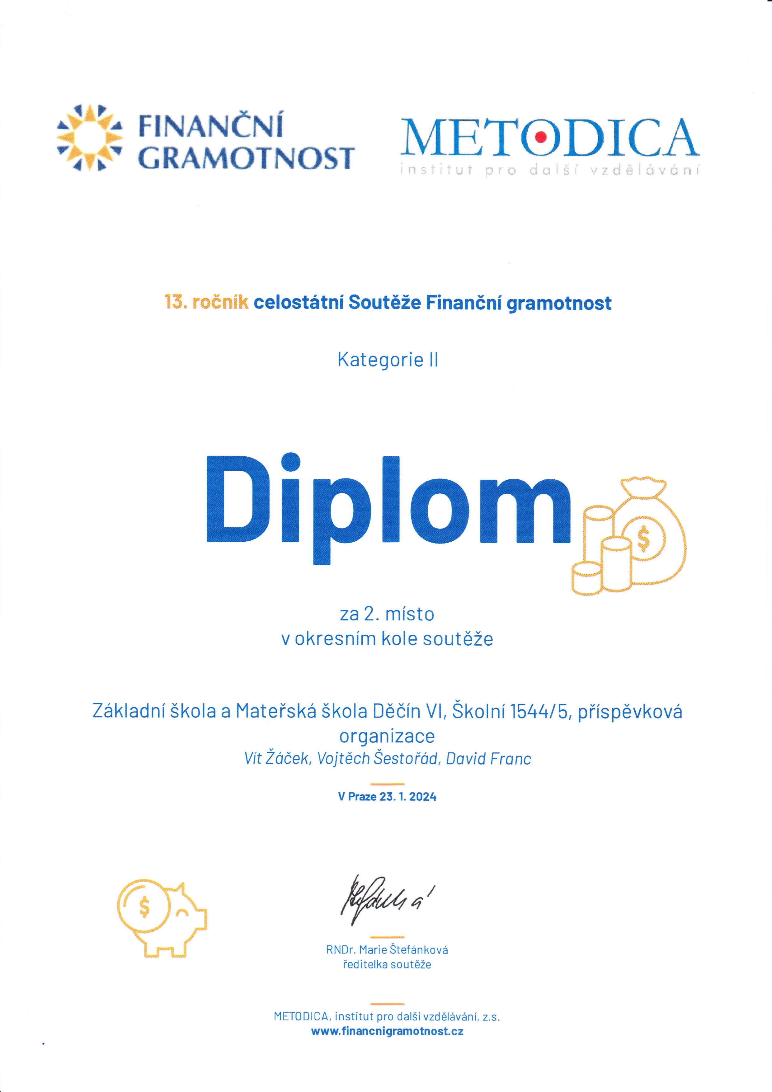 Jsme finančně gramotní